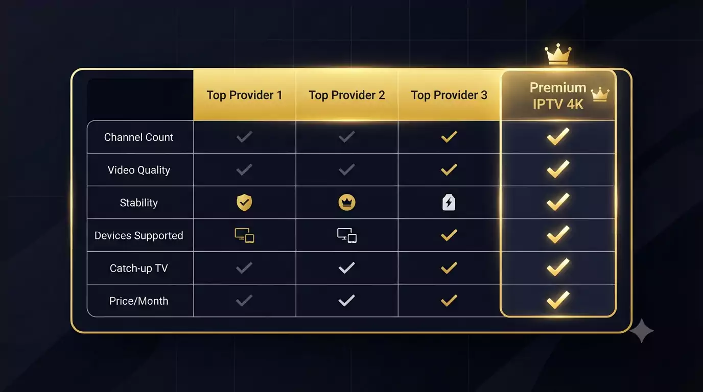 Meilleur IPTV France 2026 : Top 7 Offres Comparées